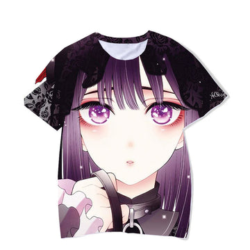 Anime My Dress-Up Darling Marin Kitagawa Camiseta Cosplay Navidad Fiesta 3D Impreso Casual